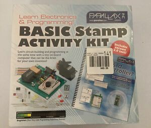 PARALLAX Basic Stamp Activity Kit Programming Microcontroller Circuit NEW in Box