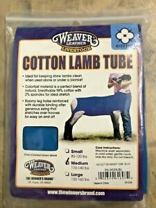 Weaver Livestock Cotton Lamb Tube - Medium Blue