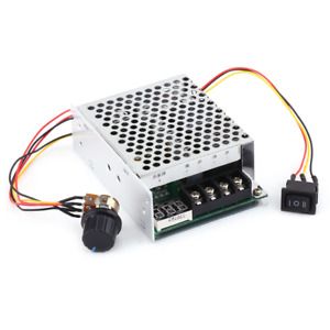 DC Motor Speed Controller Reversible With Digital Display Reversible Switch For