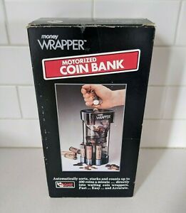 Vintage Money Wrapper Motorized Coin Bank Change Sorter And Wrapper 1994