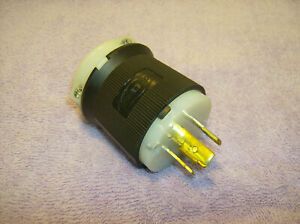 Hubbell HBL2421 Twist Lock Male Plug 20A 250VAC 3 Phase