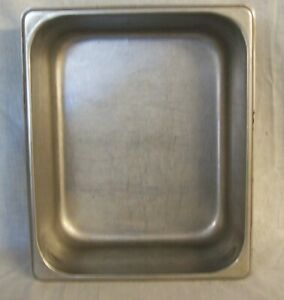 Restaurant Equipment 1/2 SIZE STAINLESS STEEL STEAM TABLE PAN 4&#034; DEEP