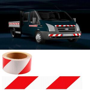 3 Meters Safety Reflective Tape Red White Outline Marker Sticker Self Adhesive
