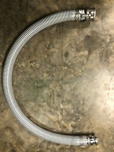 2&#034; x 5&#039; Suction Hose PVC Clear Flexible Camlock Male x Female Fittings Assembly