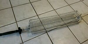 Rotisserie Old Hickory Wire Basket w/ adjustable top (Basket 28&#034; x 6.5&#034;)