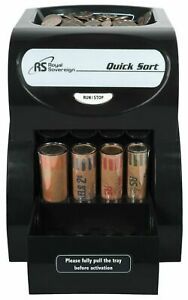 Electric Coin Sorter Change Money Cash Counting Counter Machine Anti-Jam Roll
