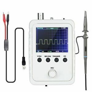 Mini Digital Oscilloscope Portable Power Adapter BNC Clip Kit Logic Analyzer