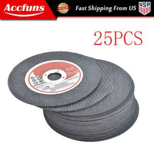Cutting Discs 25 Pack 4&#034;x.040&#034;x5/8&#034; Cut off Wheel - Metal &amp; Stainless Steel