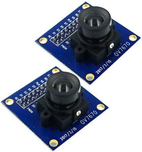 SUBALIGU 2pcs VGA OV7670 640x480 0.3Mega 300KP VGA CMOS Camera Module I2C with