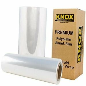 Knox Brand - 16&#034; 75 Gauge Polyolefin Shrink Film Heat Wrap POF Centerfold 525&#039;
