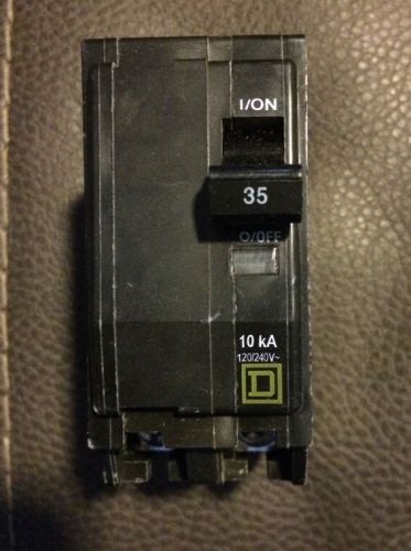 Lot of 4 square d circuit breaker 35a qo235 120/240vac 2-pole new for sale