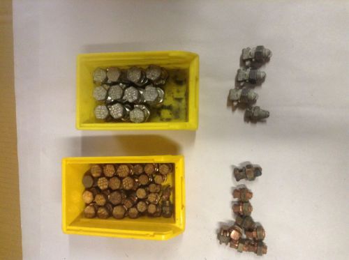 Lot of 51 various split bolts burndy, morris  and ilsco for sale