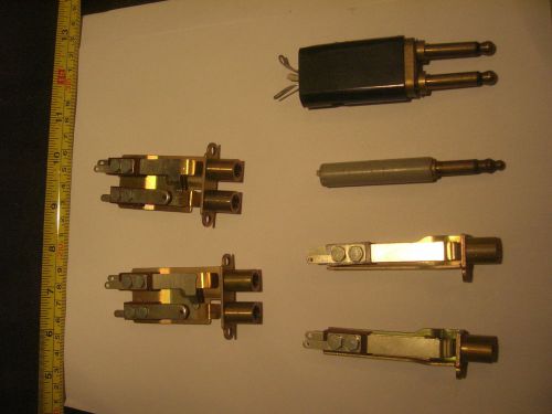 Assortment of 6 x nos telephony jacks and plugs  lot 27 for sale