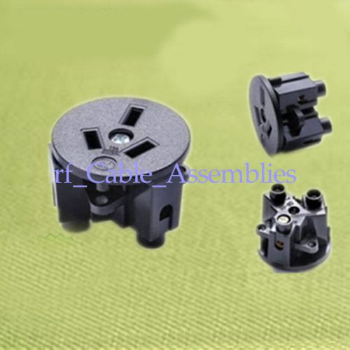 Screw fixed AC Power Socket EPIC IEC/AU Industrial Connector Adapter 125-250V