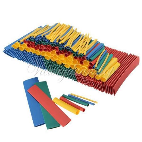 New Kit 260pcs 8Size Assorted 2:1 Heat Shrink Tubing Tube Sleeving Wrap Wire Set