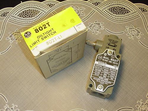 Allen bradley 800t-l1 oil tight limit switchseries d new in box! for sale