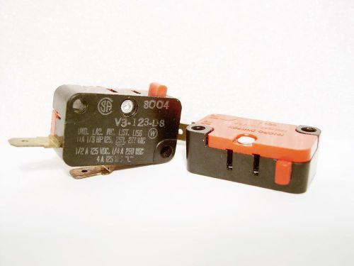 (3) NEW SPDT 11A 125V 250V CNC Micro Pressure Limit Switch V3-123-D8