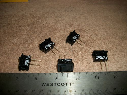 LOT OF 3 AMP 250VAC ON/OFF SNAP-IN MOUNT ROCKER SWITCHES! A