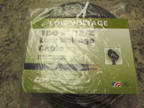 NEW NEVER USED Coleman Cable 095136208 12/2 Low Voltage Lighting Cable  100-Feet