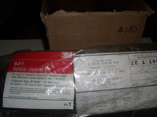 3m sj-1 splice jacket- #2-4/0awg - lot of 3 - *new* (#180) for sale