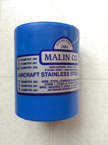 .025 safety wire - malin co -1lb for sale