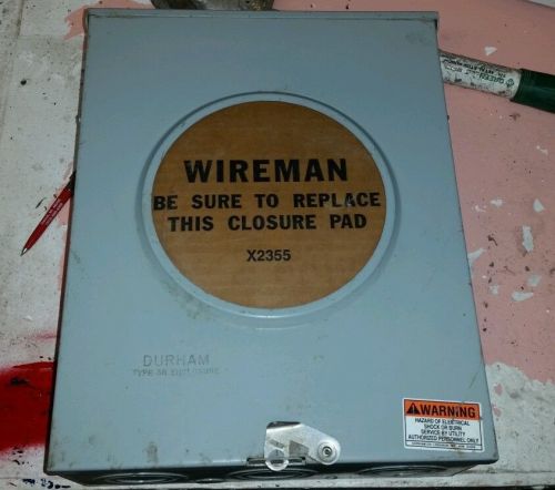 DURHAM METER BOX  200AMP - 600VAC 1 PHASE 3 WIRE  new no box
