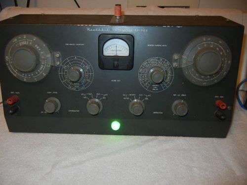 Vintage Heathkit IB-2 Impedance Bridge Ham Radio test bench equipment - IB2