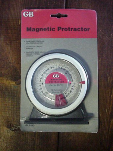 Gardner Bender #GLP-90 Magnetic Protractor for Precise Conduit Bending