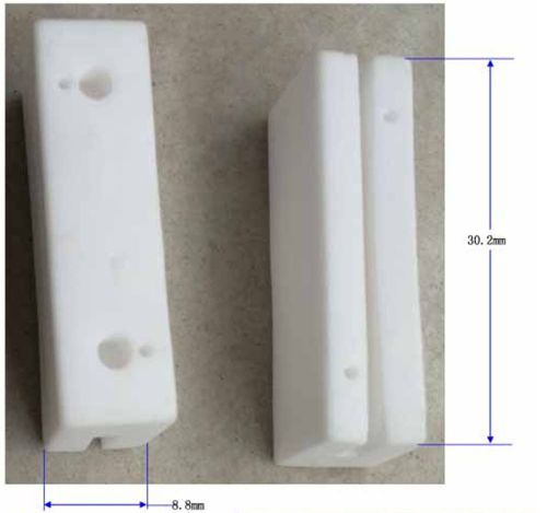 5 x ceramic connector base resistivity: 1013 ?/ Cm 3.5G ozone ceramic base