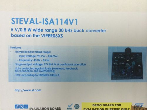 STEVAL-ISA114V1 Wide-range 30 kHz buck converter based on the VIPer06X