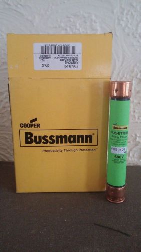 Bussmann FRS-R-20 20 Amp Fusetron Dual Element Time-Delay Current Limiting