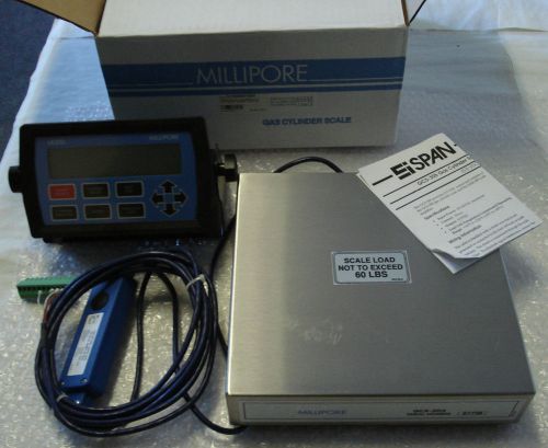 MILLIPORE SPAN GCS-305 GAS SCALE w/ LR 300-41SAM-305-4100 &amp;AMPLIFIER