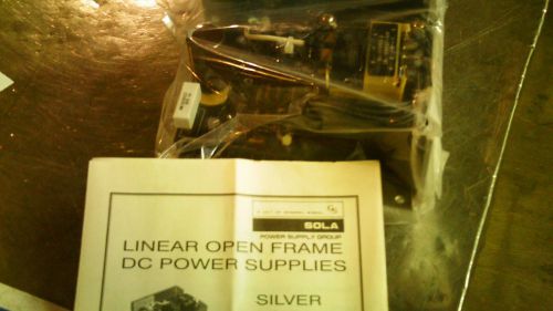 SOLA SLS-12-034 LINEAR OPEN FRAME DC POWER SUPPLY