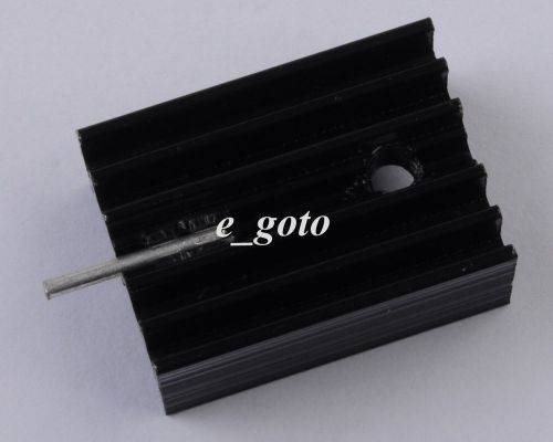 10pcs to-220 ic heat sink black to220 21x15x11mm with pin aluminum good for sale