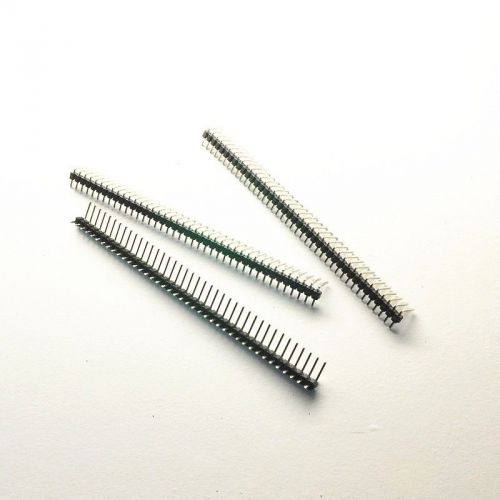 20Pcs 40Pin 2.54mm Single Row Right Angle Pin Header Strip For Arduino DIY