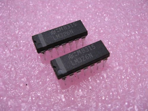 Qty 2 LM326N Voltage Regulator National Semiconductor 14Pin DIP - NOS