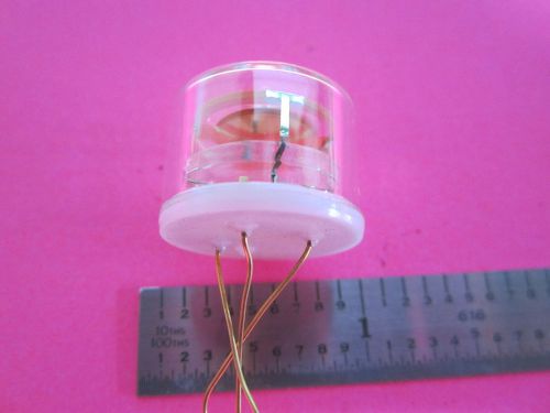 VINTAGE QUARTZ GLASS CRYSTAL RESONATOR FREQUENCY  5.2 to 5.4 MHz AT cut