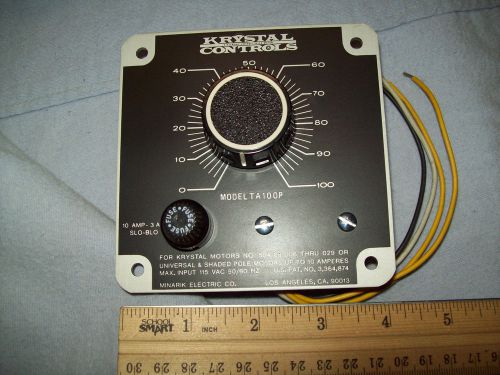 Vintage Krystal Controls control switch model TA100P Unused