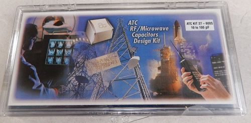 Atc american technical ceramics rf microwave capacitors design kit 27-600s 1162 for sale