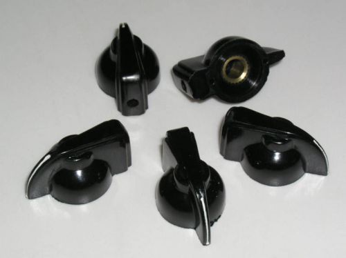 25pcs Black ChickenHead AMPLIFIER BASS KNOBS