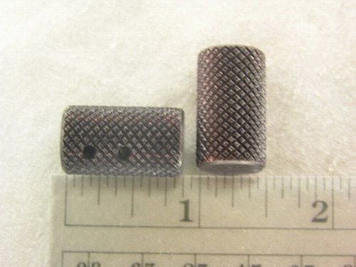 10 military knurled instrument knobs .887&#034; l x .515&#034;d for sale