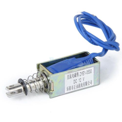 Dc 12v pull type open frame actuator solenoid electromagnet magnet force 0.5n for sale