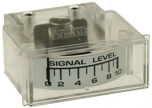 Lot of 15 qty. 1 volt dc 0-10 scale signal level panel meters prime 60 f #146x15 for sale