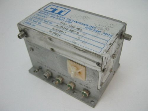 Cti comb generator oscillator 4700-5400 mhz   tested  24vdc for sale