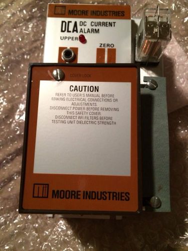 New Moore Industries DC Current Alarm Model: DCA/4-20MA/SH2/24DC AD-TX-RE-RF AB