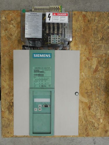 Siemens, 6ra7018-2fv62-0, base drive,4q,us rated 30amps,460v ser 0108030a4b006 for sale