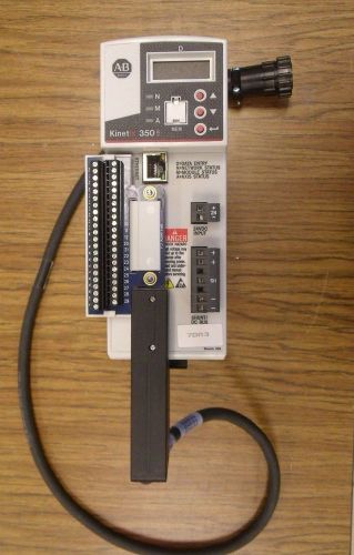 Allen-bradley kinetix 350 servo drive with right angle motor feedback connector for sale