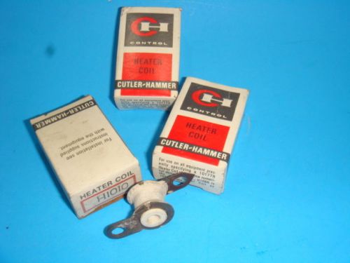 New, lot of 3, cutler hammer, heater coil h1010, new in box for sale