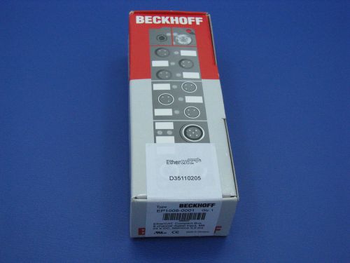 Beckhoff ethercat 8 channel digital input block ep1008-0001 new for sale