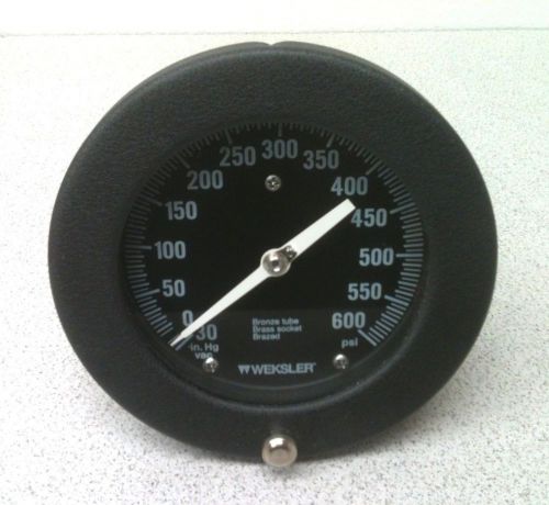 New weksler instrument pressure gauge 0-600 psi made in usa for sale